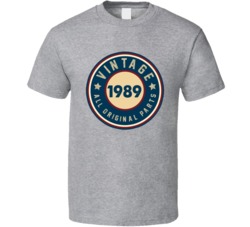 Vintage Custom Birth Year All Original Parts T Shirt 37995010