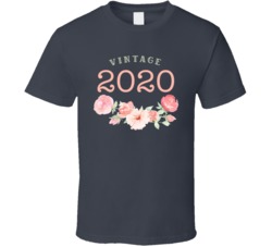 Floral Vintage Custom Birth Year T Shirt 37995013