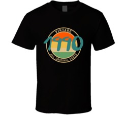 Custom Birth Year Vintage All Original Parts Retro Look T Shirt 37995024