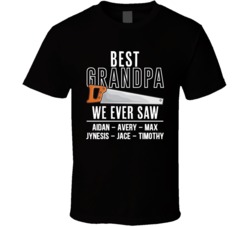 Best Grandpa We Ever Saw Aidan Avery Max Jace T Shirt 38032486