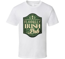 Flannelly Irish Pub T Shirt 39007352