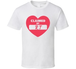 Claimed By Rt Custom Name T Shirt 39014006