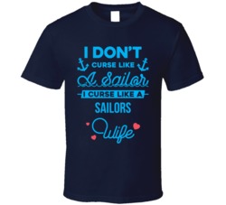 Sailors Wife Curse T Shirt 39208248