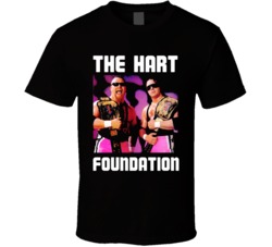 The Hart Foundation Bret Hart Jim The Anvil T Shirt 91268