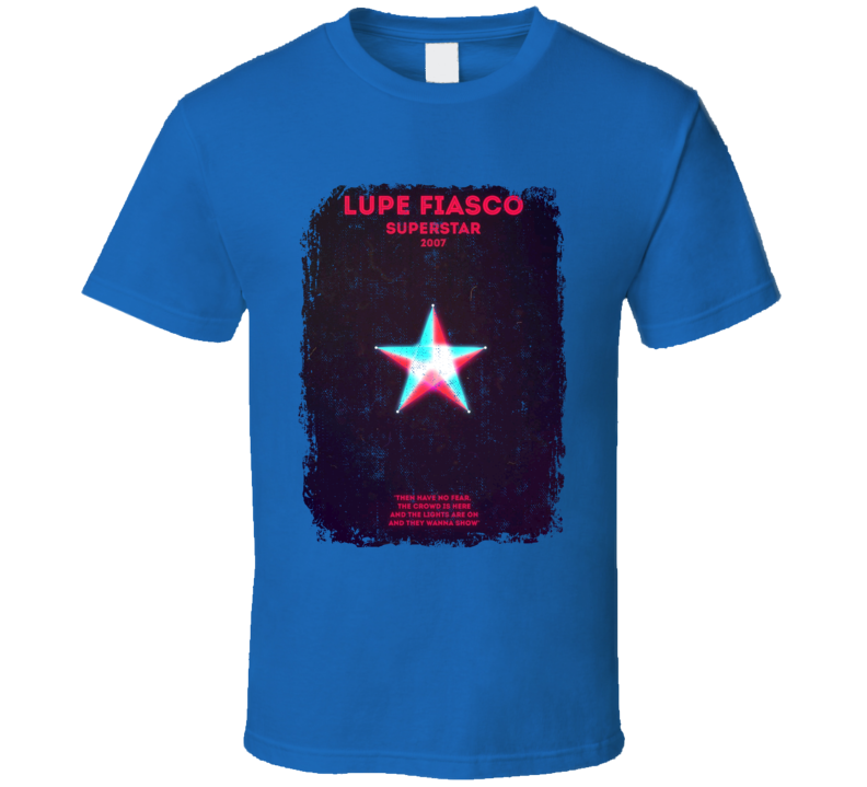 Lupe Fiasco Superstar 2007 Rap Hip Hop Music Tshirt