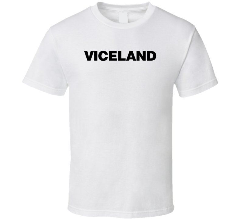 Viceland TV Channel Cool Television Station Logo T Shirt