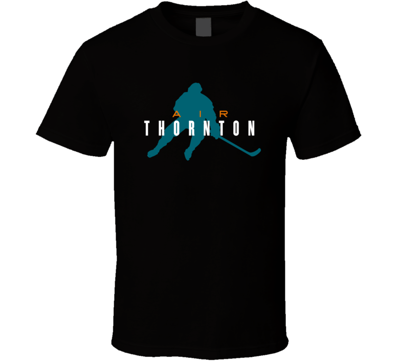 Air Joe Thornton San Jose Hockey T Shirt Air Joe Thornton San Jose Hockey T Shirt