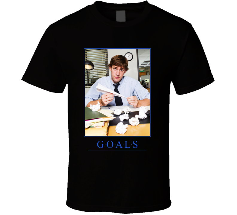 The Office Jim Halpert Goals T Shirt The Office Jim Halpert Goals T Shirt