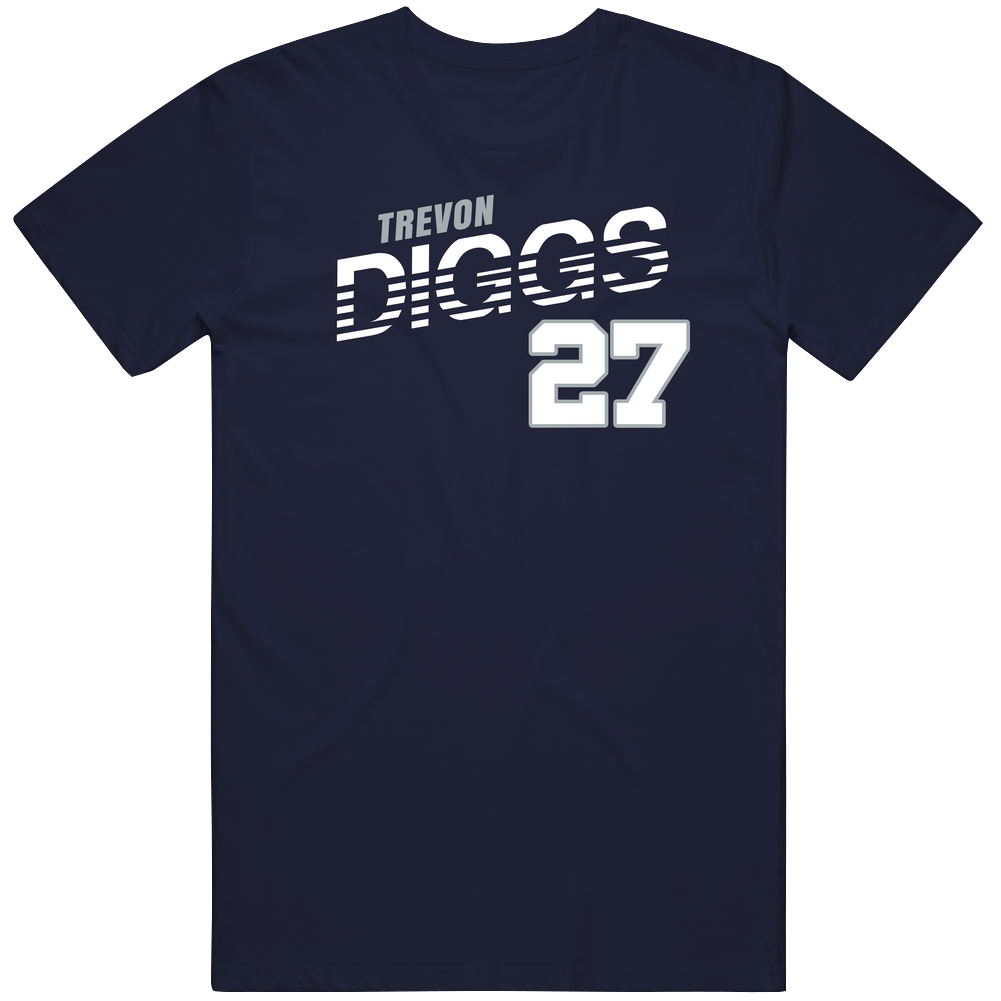 Trevon Diggs 27 Favorite Player Fan Vintage Classic Navy Blue T Shirt