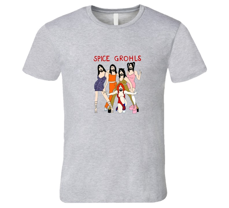 Spice Grohls Graphic Design Foofighters Funny T Shirt