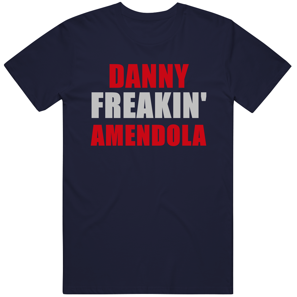 Danny Amendola Freakin Football Sports New England Vintage Classic Navy Blue T Shirt