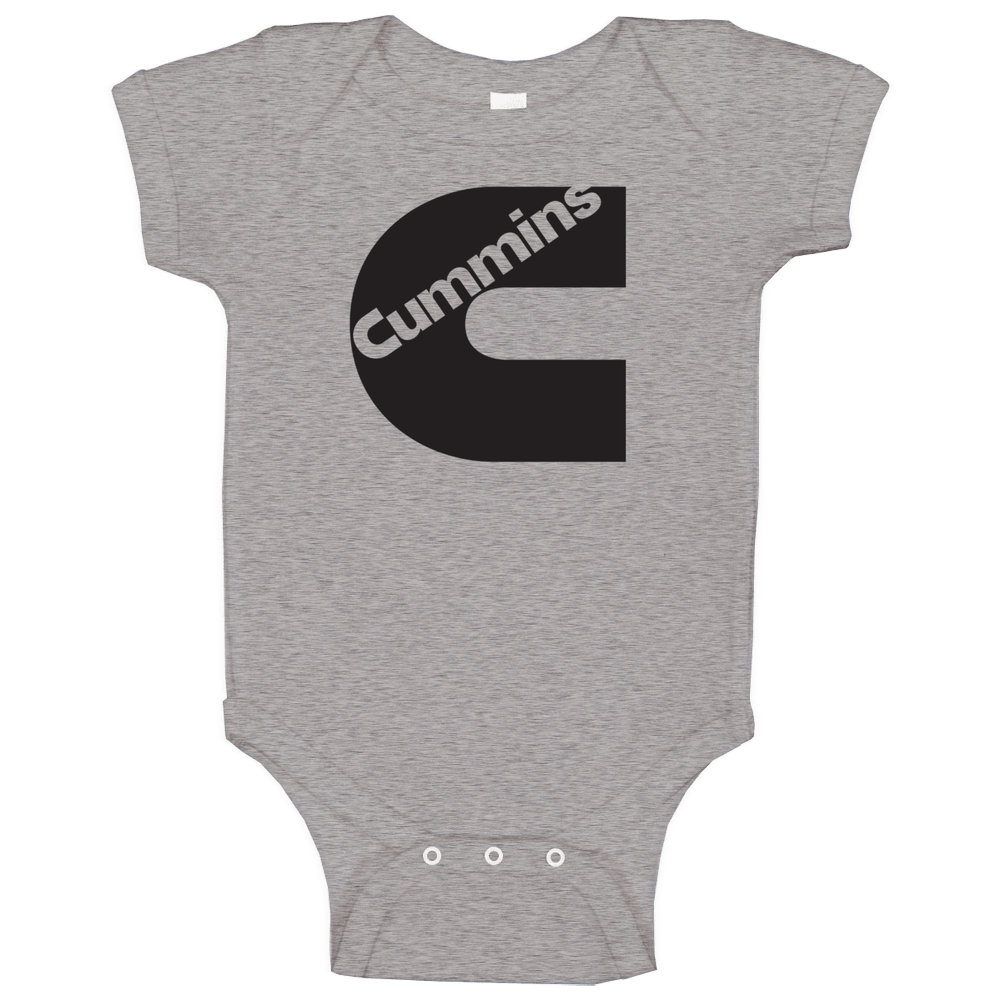 Cummins Company Vintage unisex Sports Grey Classic Baby One Piece