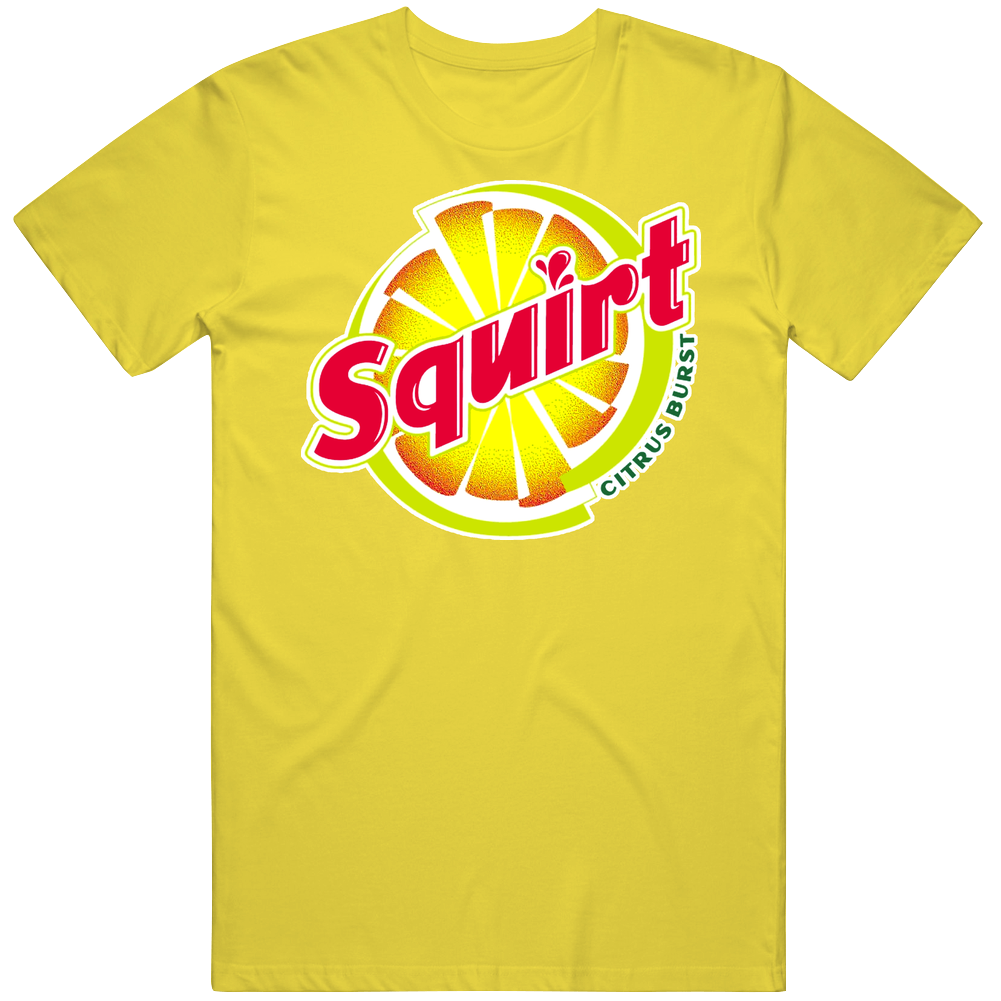 Squirt Soda Retro Pop vintage retro daisy yellow T Shirt