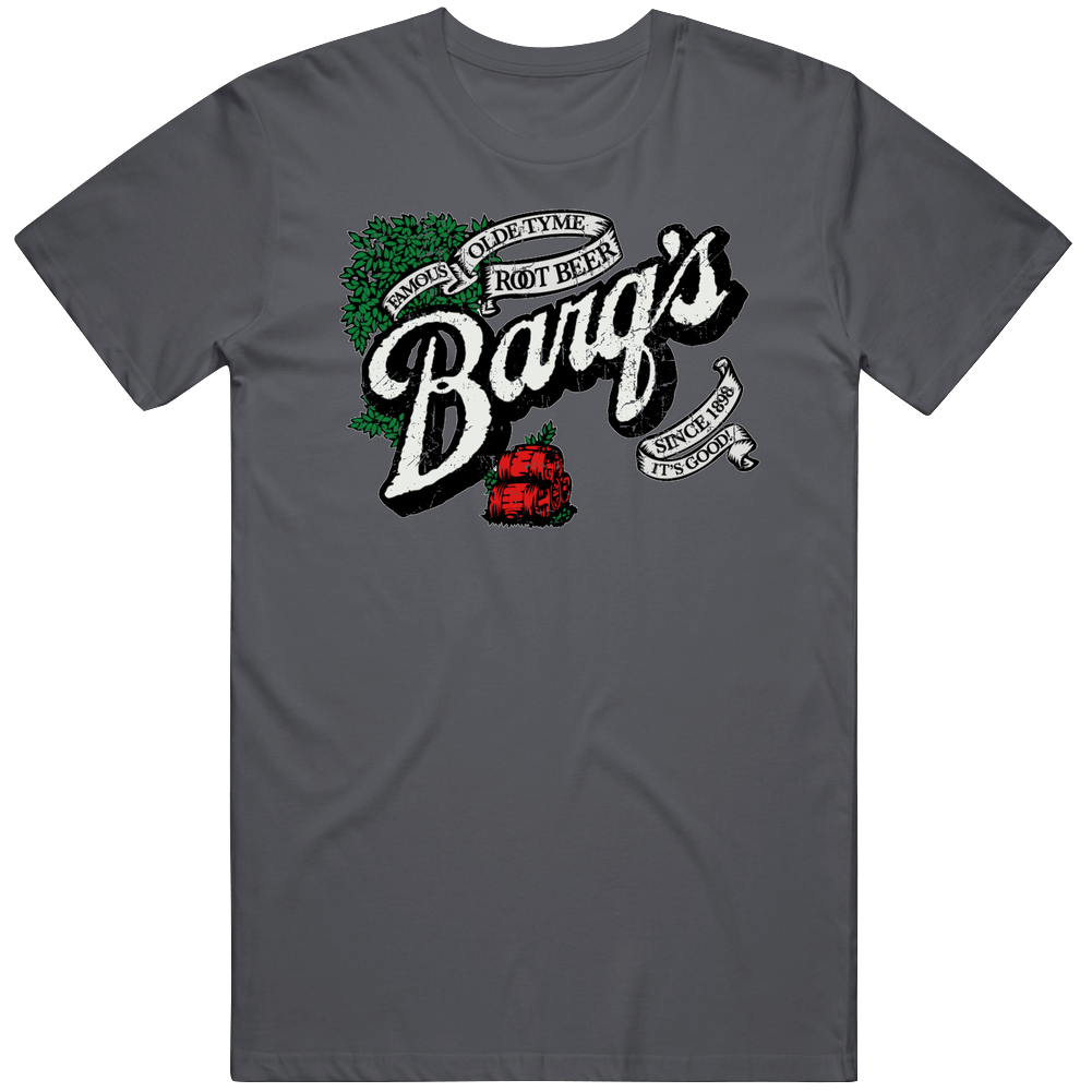 Barq's Root Beer Cool Popular Food Drink Restaurant Brand Logo Gift Retro Vintage Classic Food T Shirt