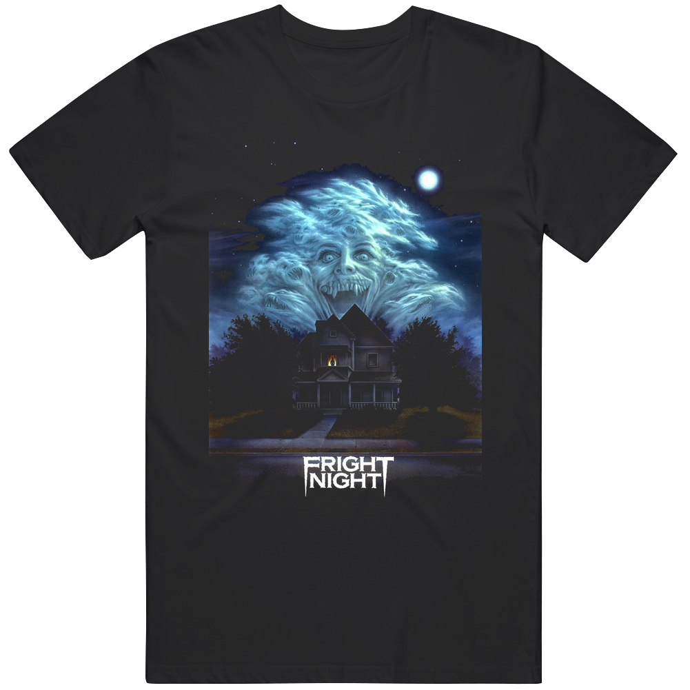 Fright Night Horror Cult Film Movie Mens Size Large Black T Shirt