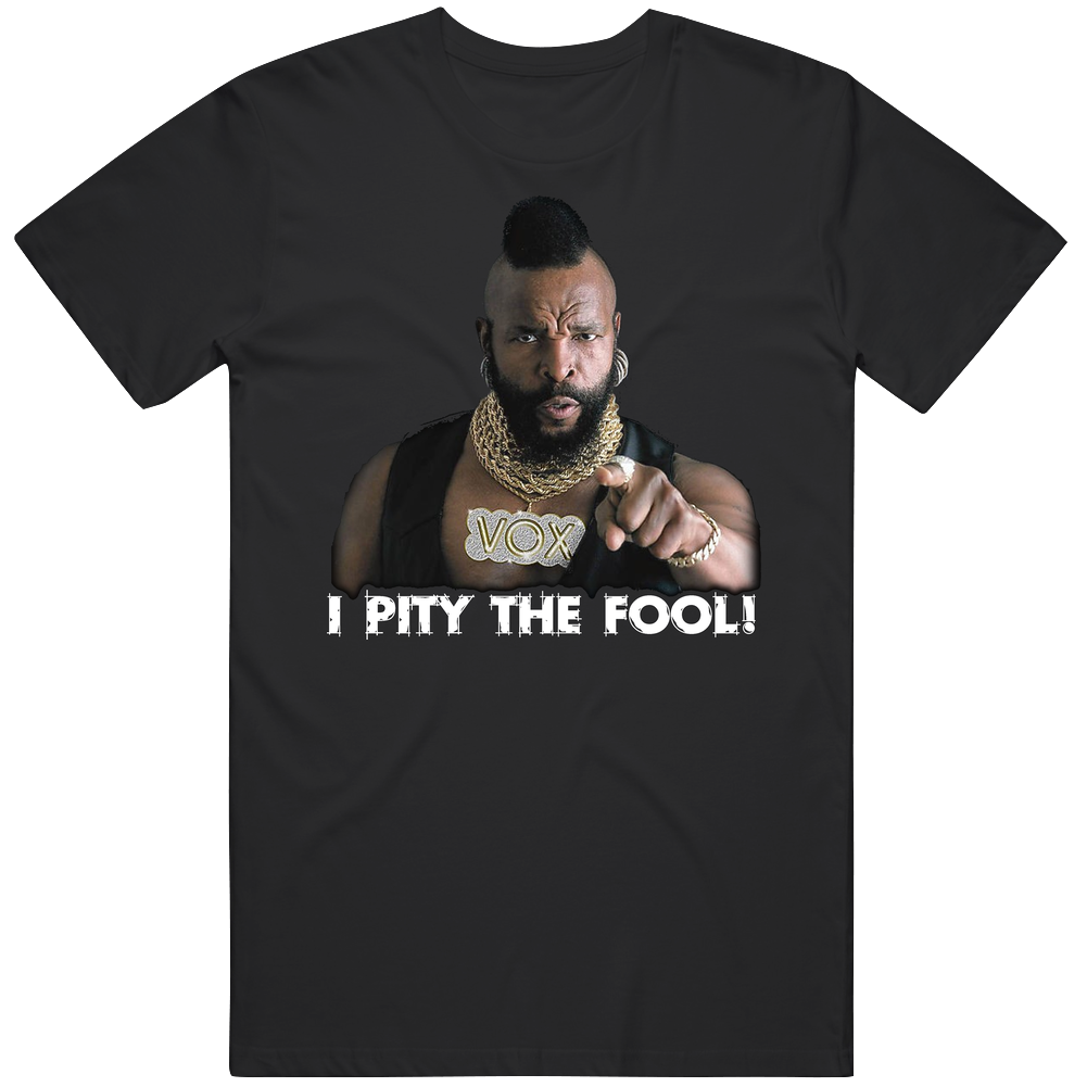 Mr T Mowhawk Funny Mens Size Large Black T Shirt Mr T Mowhawk Funny Mens Size Large Black T Shirt