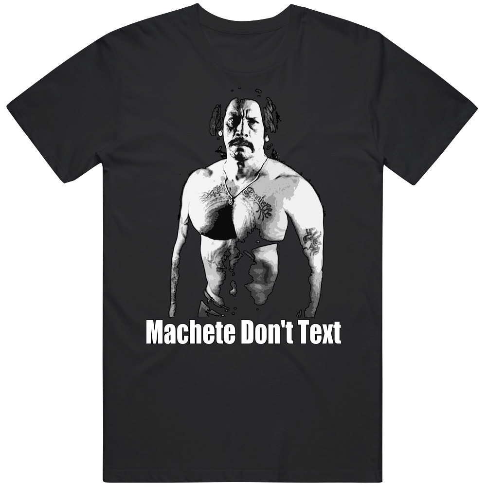 Machete Movie Don't Text Mens Size Large Black T Shirt Machete Movie Don't Text Mens Size Large Black T Shirt