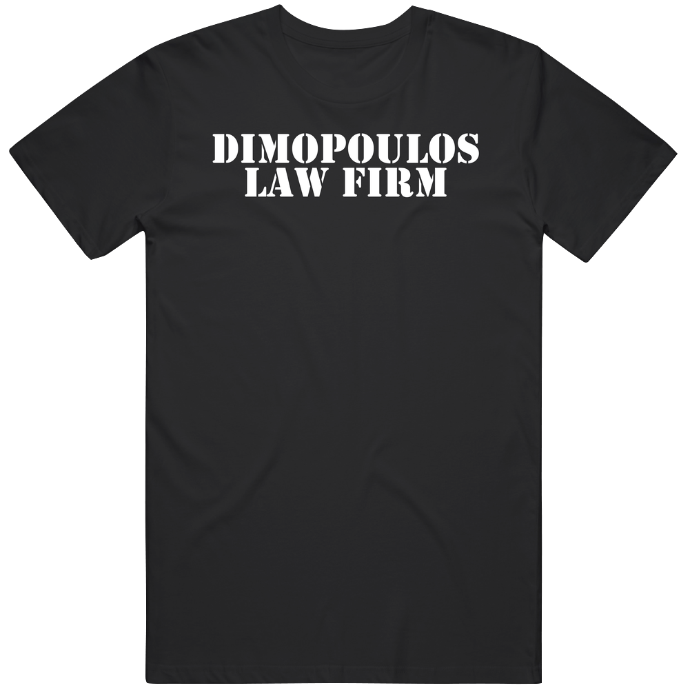 Mike Tyson Dimopoulos Law Firm Mens Size Large Black T Shirt