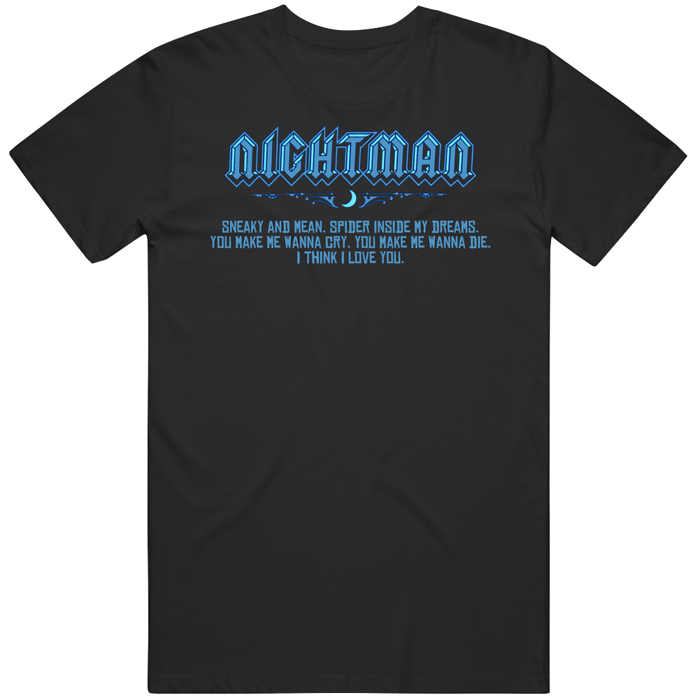 Its Always Sunny In Philadelphia Nightman Tv Mens Size Large Black T Shirt