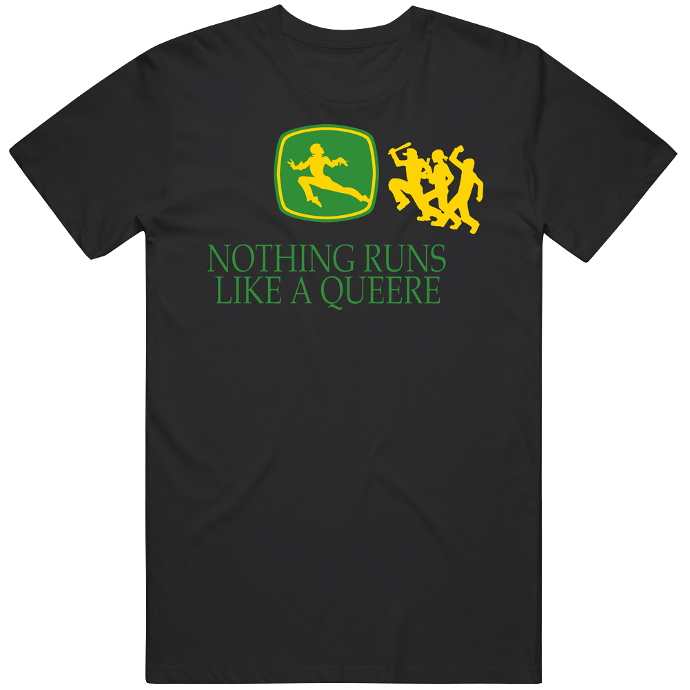 Nothing Runs Like A Queere Funny Mens Size Large Black T Shirt
