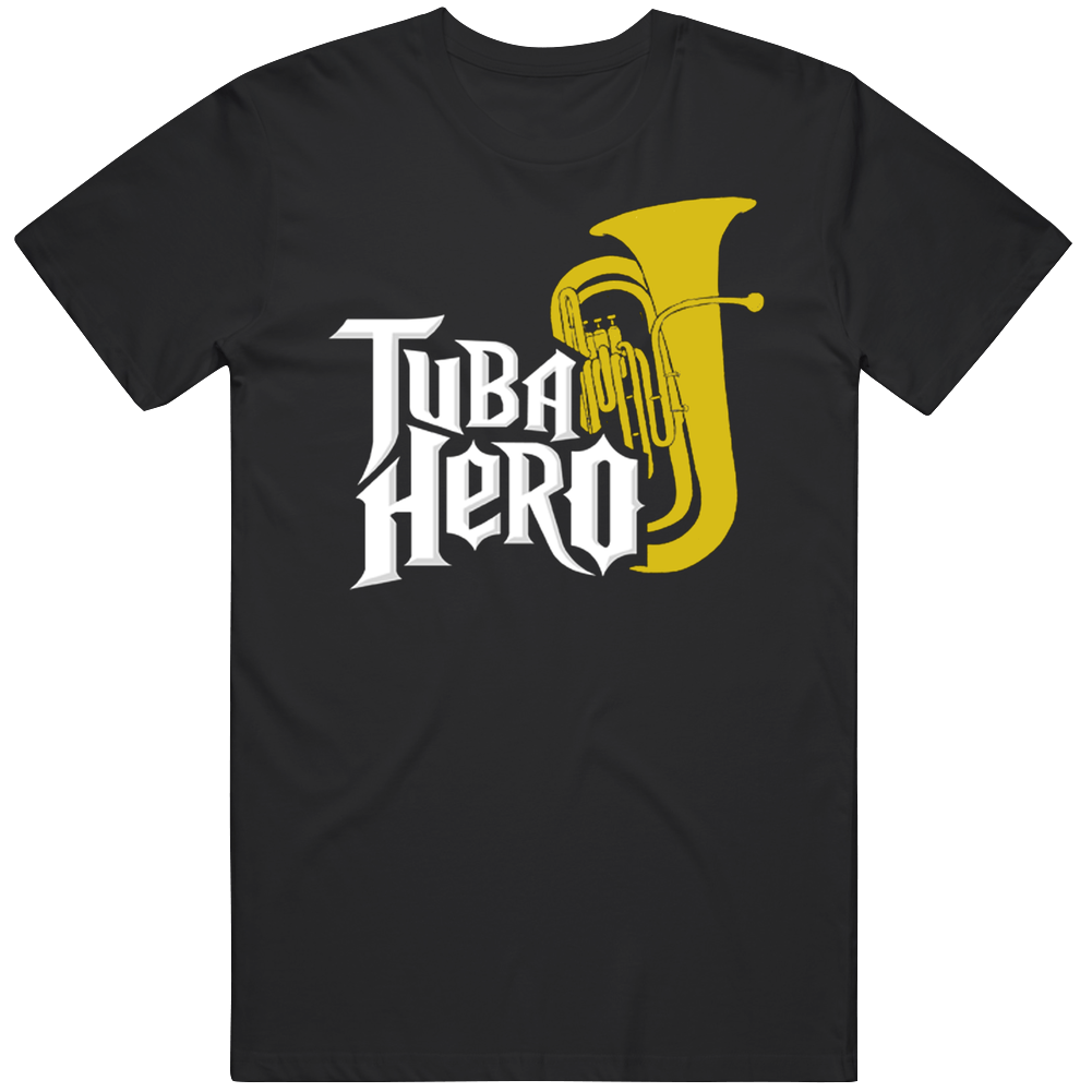 Tuba Hero Guitar Hero Parody Funny Mens Size Large T Shirt Tuba Hero Guitar Hero Parody Funny Mens Size Large T Shirt