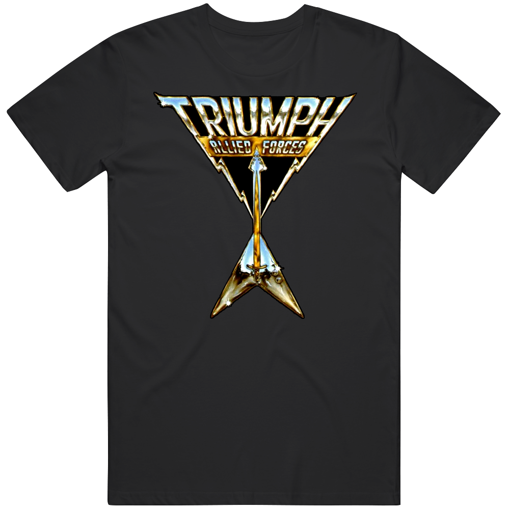 Triumph Allied Forces Band Mens Size Large T Shirt Triumph Allied Forces Band Mens Size Large T Shirt