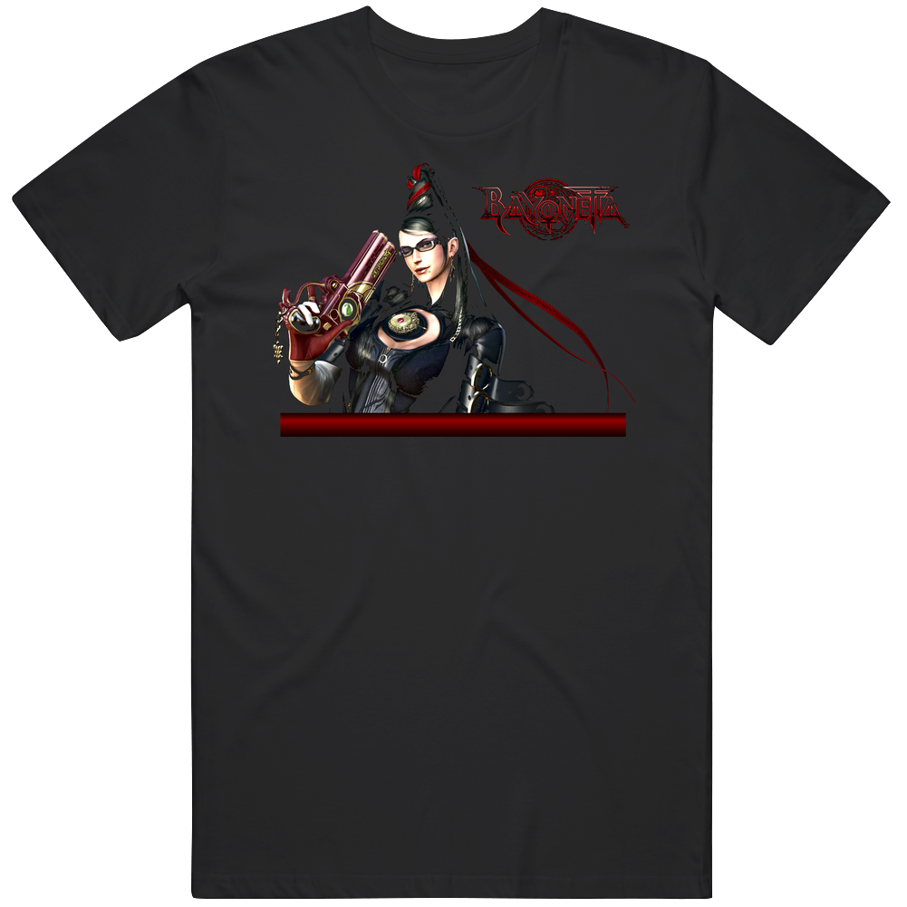 Bayonetta Video Game Black Mens Size Large T Shirt