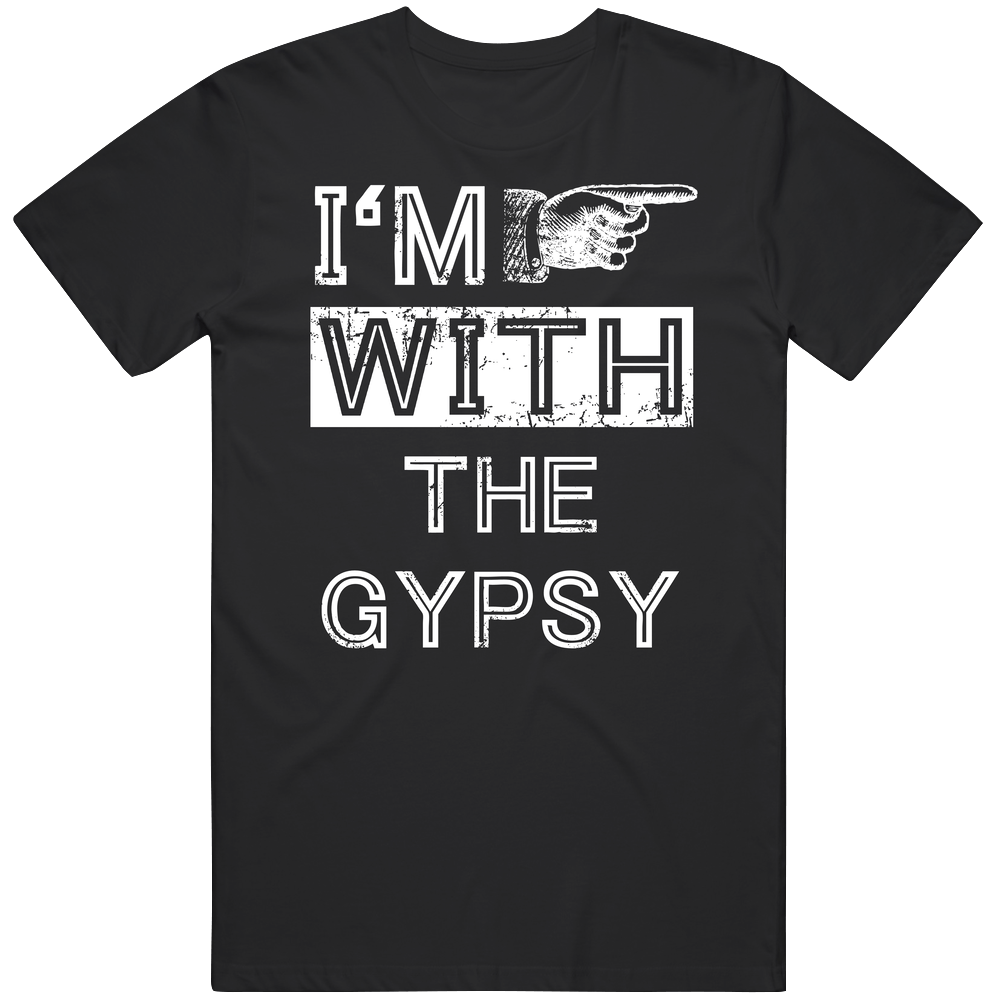 Im With Gypsy Funny Stupid Couple Costume Halloween Black Mens Size Large T Shirt Im With Gypsy Funny Stupid Couple Costume Halloween Black Mens Size Large T Shirt