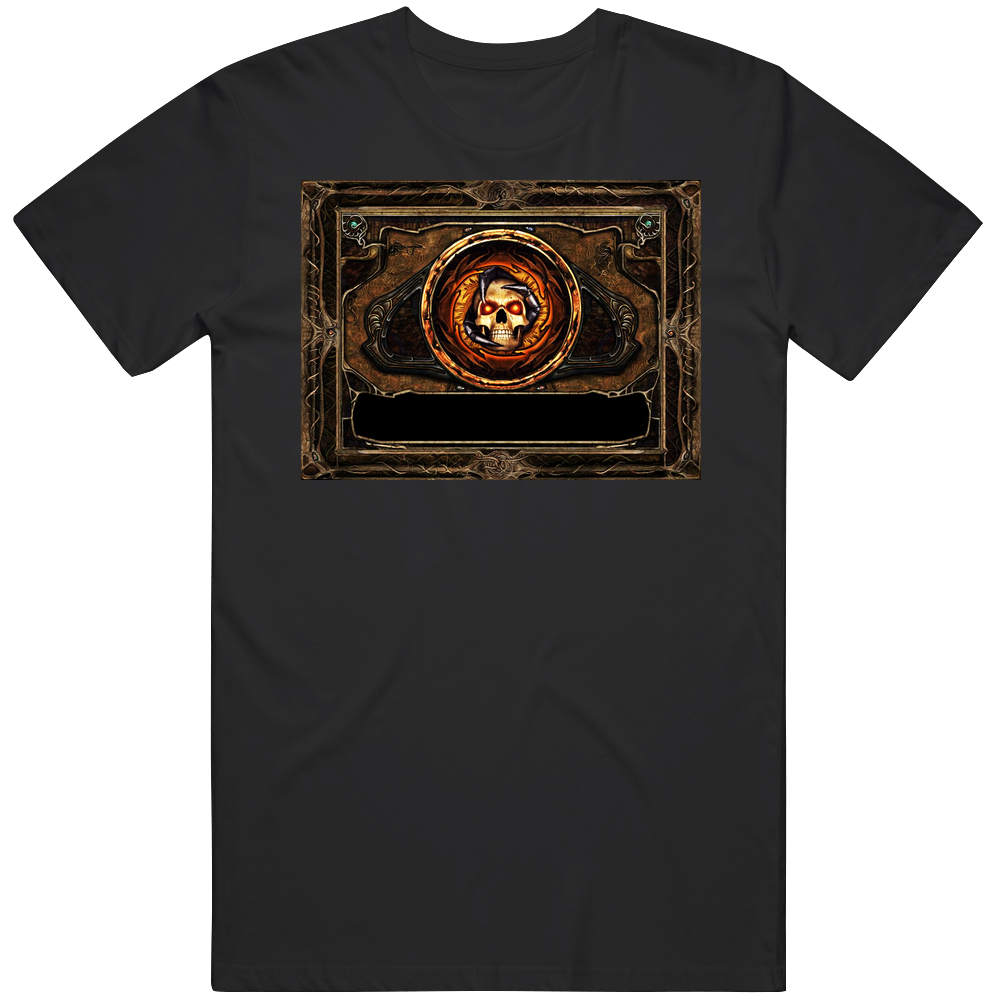 Baldur's Gate 2 Game Black Mens Size Large T Shirt