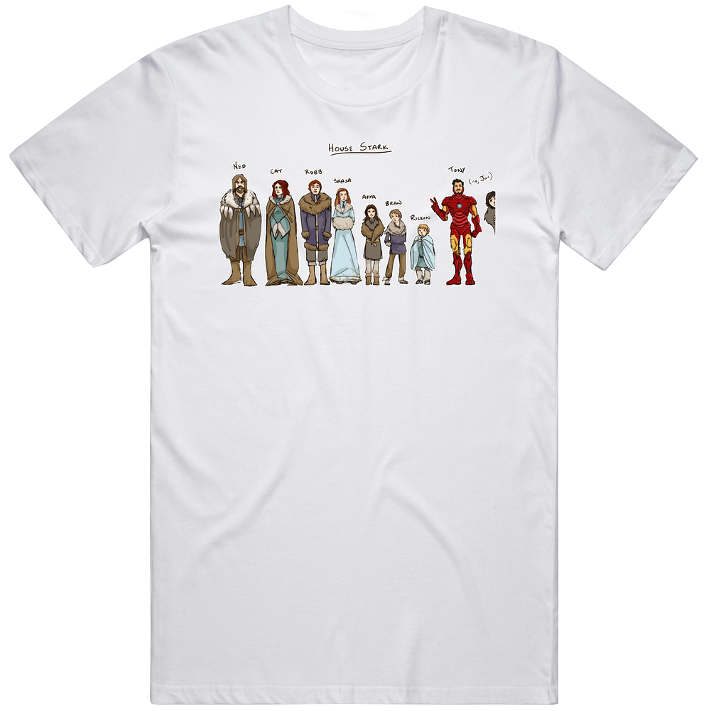 House Stark Family Clan Unisex T Shirt