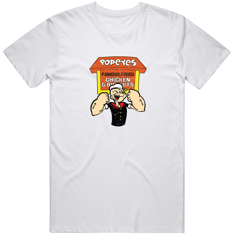 Popeyes Famous Fried Chicken The Sailor Man Mashup Parody Holiday Ornament Unisex T Shirt