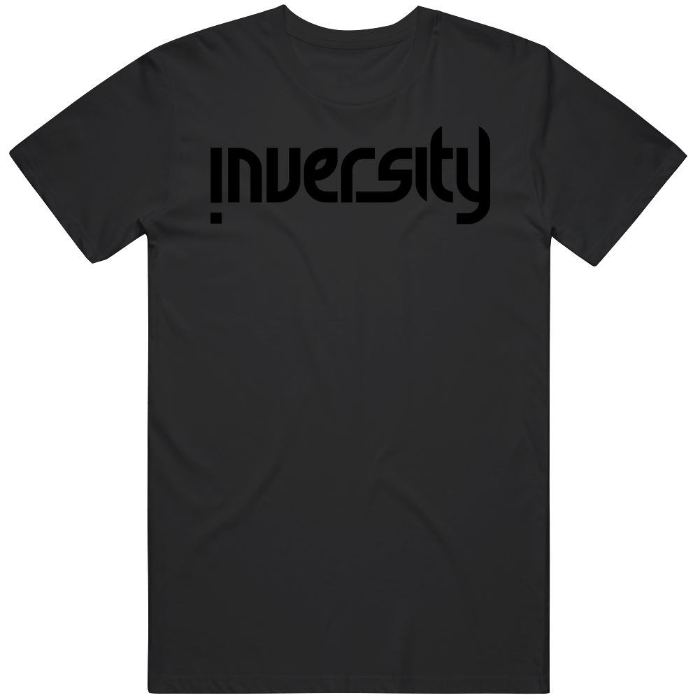 Inversity Premium Black- Black Logo Unisex T Shirt Inversity Premium Black- Black Logo Unisex T Shirt