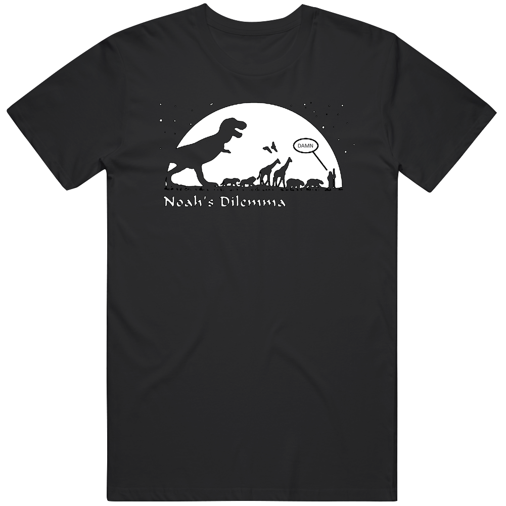 Noah's Dilemma Funny Dinosaur Noah's Arc Unisex T Shirt