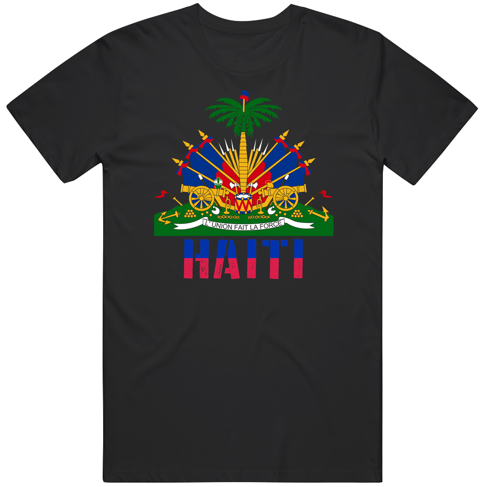 Haiti Coat Of Arms Unisex T Shirt Haiti Coat Of Arms Unisex T Shirt