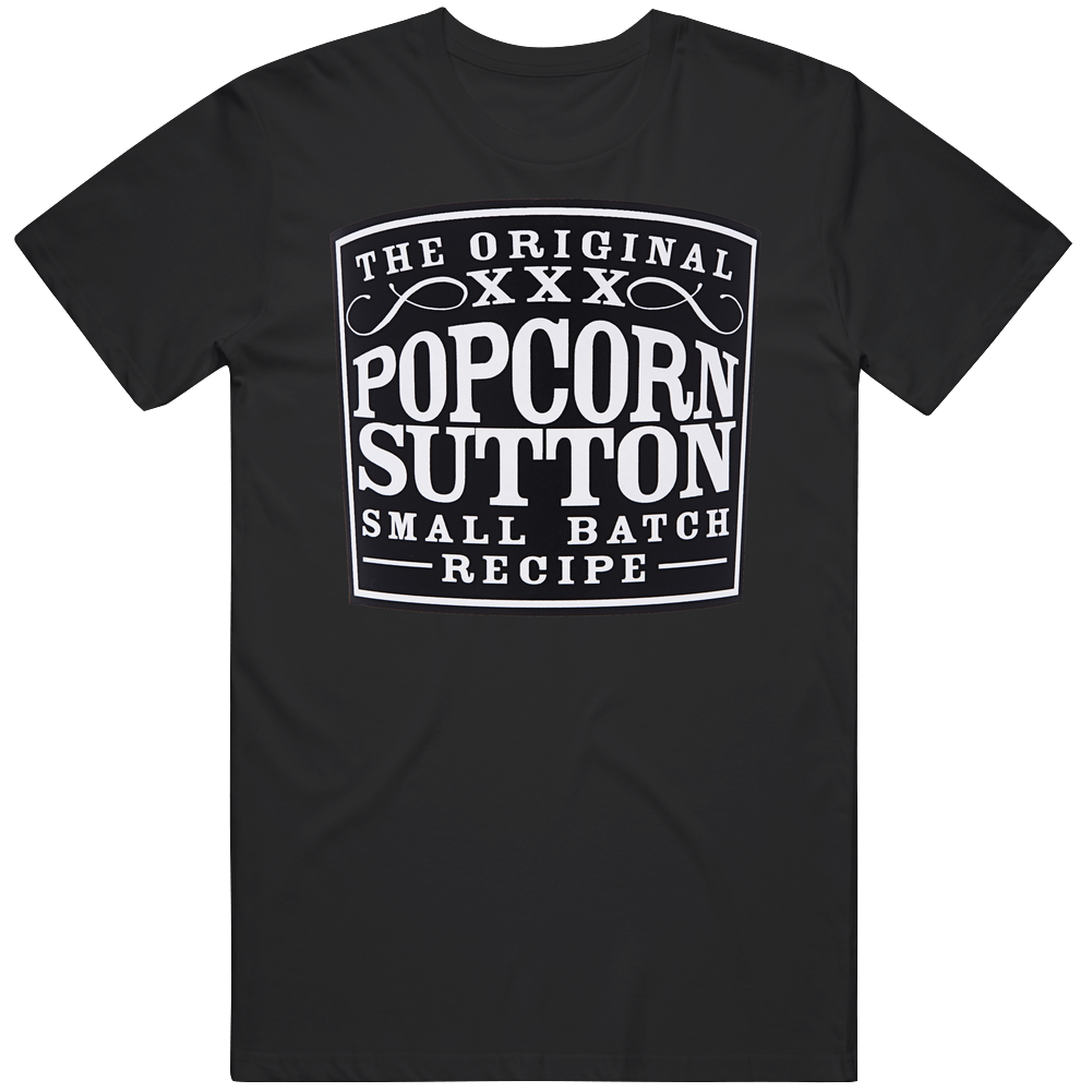 Popcorn Sutton Small Batch Moonshine Whiskey Label Logo Drinking Unisex T Shirt Popcorn Sutton Small Batch Moonshine Whiskey Label Logo Drinking Unisex T Shirt