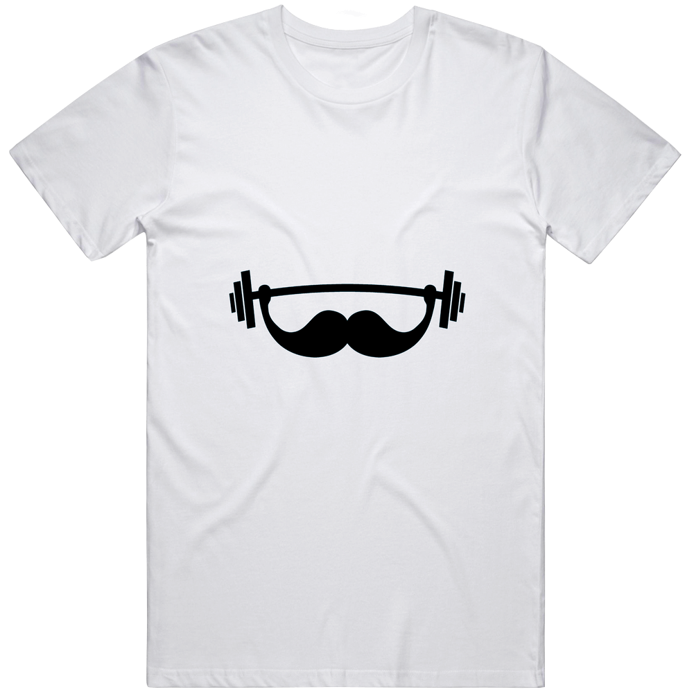 Weight Lifting Funny Mustache Unisex T Shirt