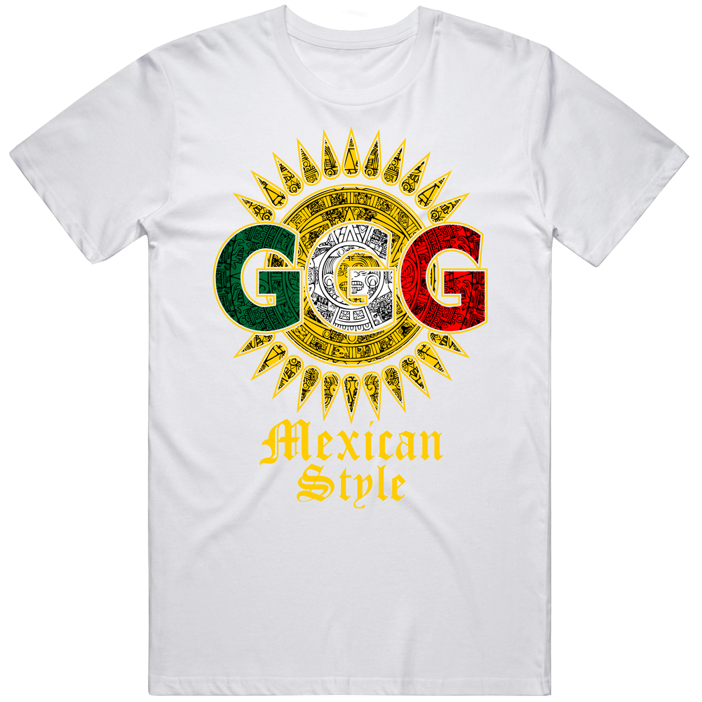 Ggg Sun Mexican Style White Unisex T Shirt