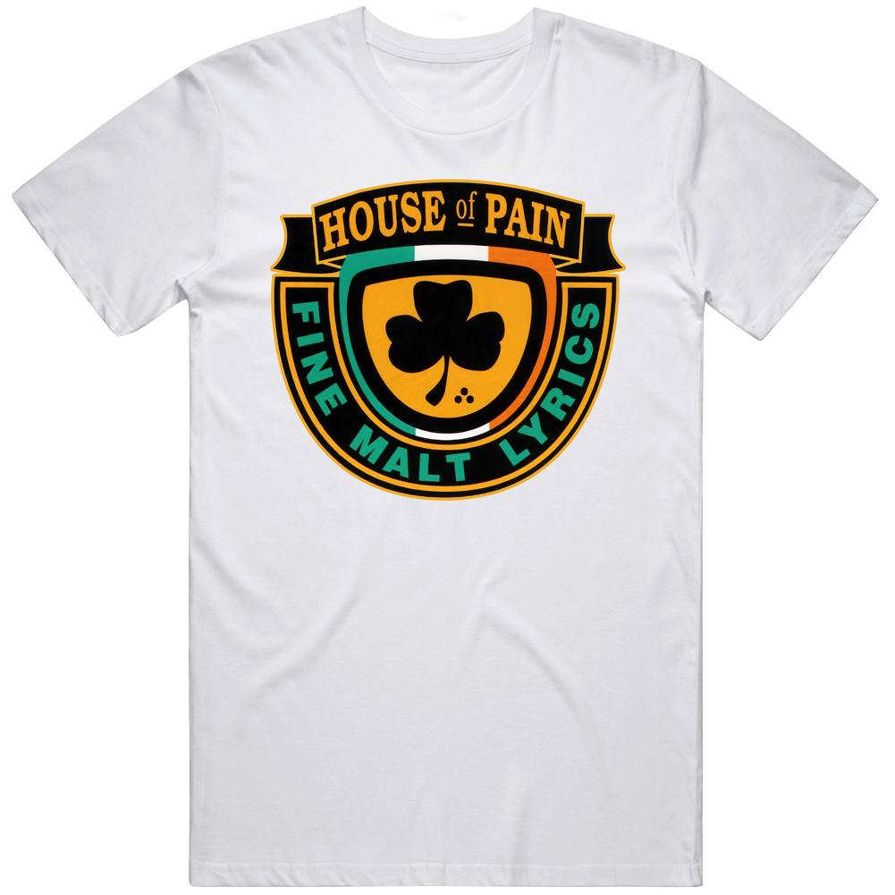 House Of Pain Fine Malt White Flat Unisex T Shirt
