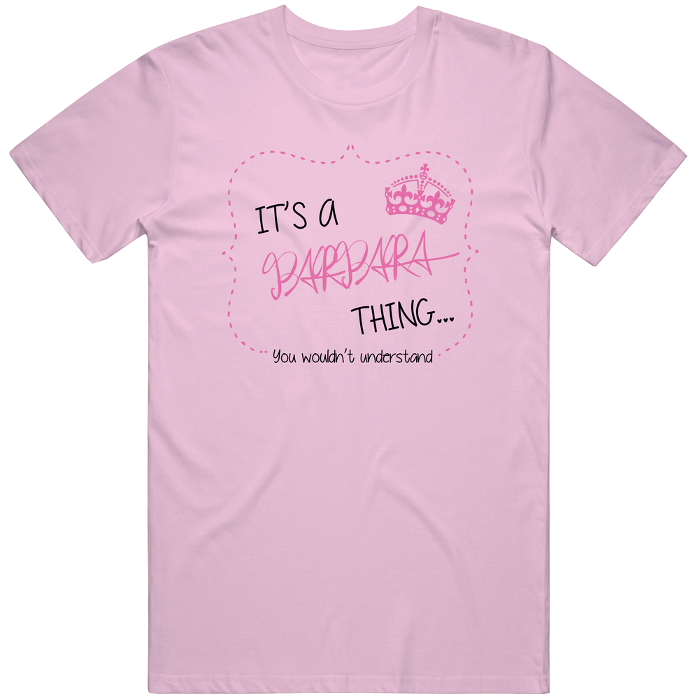 Barbara Pink Design 001 Unisex T Shirt