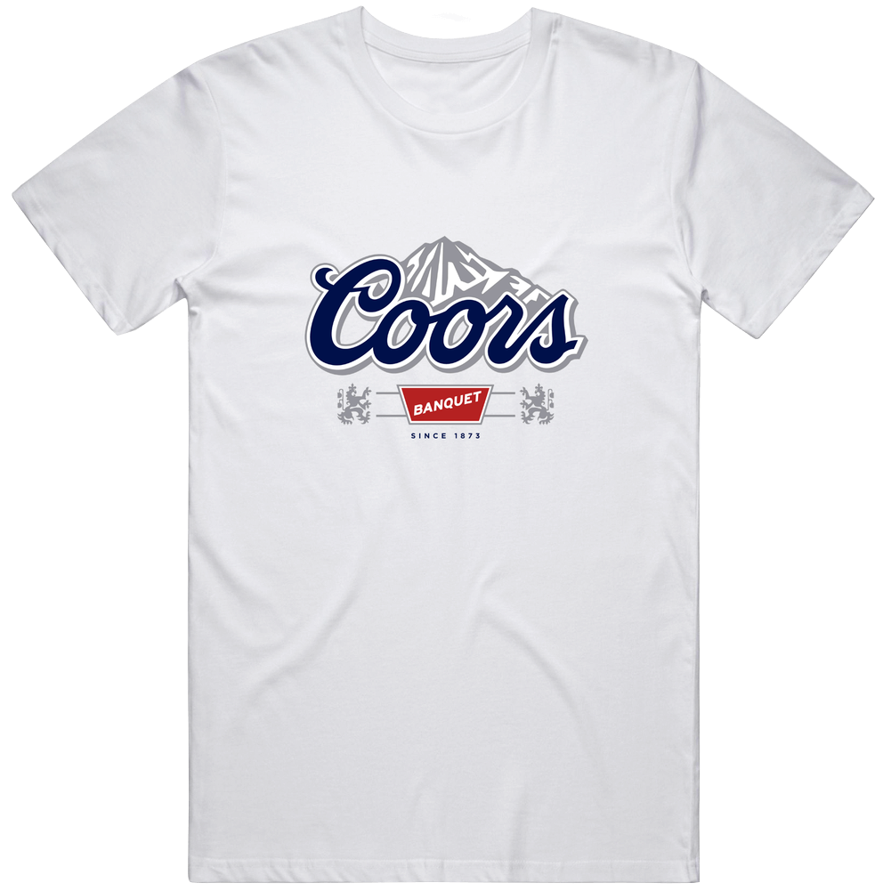 Coors Banquet Beer Cool Brewery Mountain Christmas Holiday Ornament Unisex T Shirt
