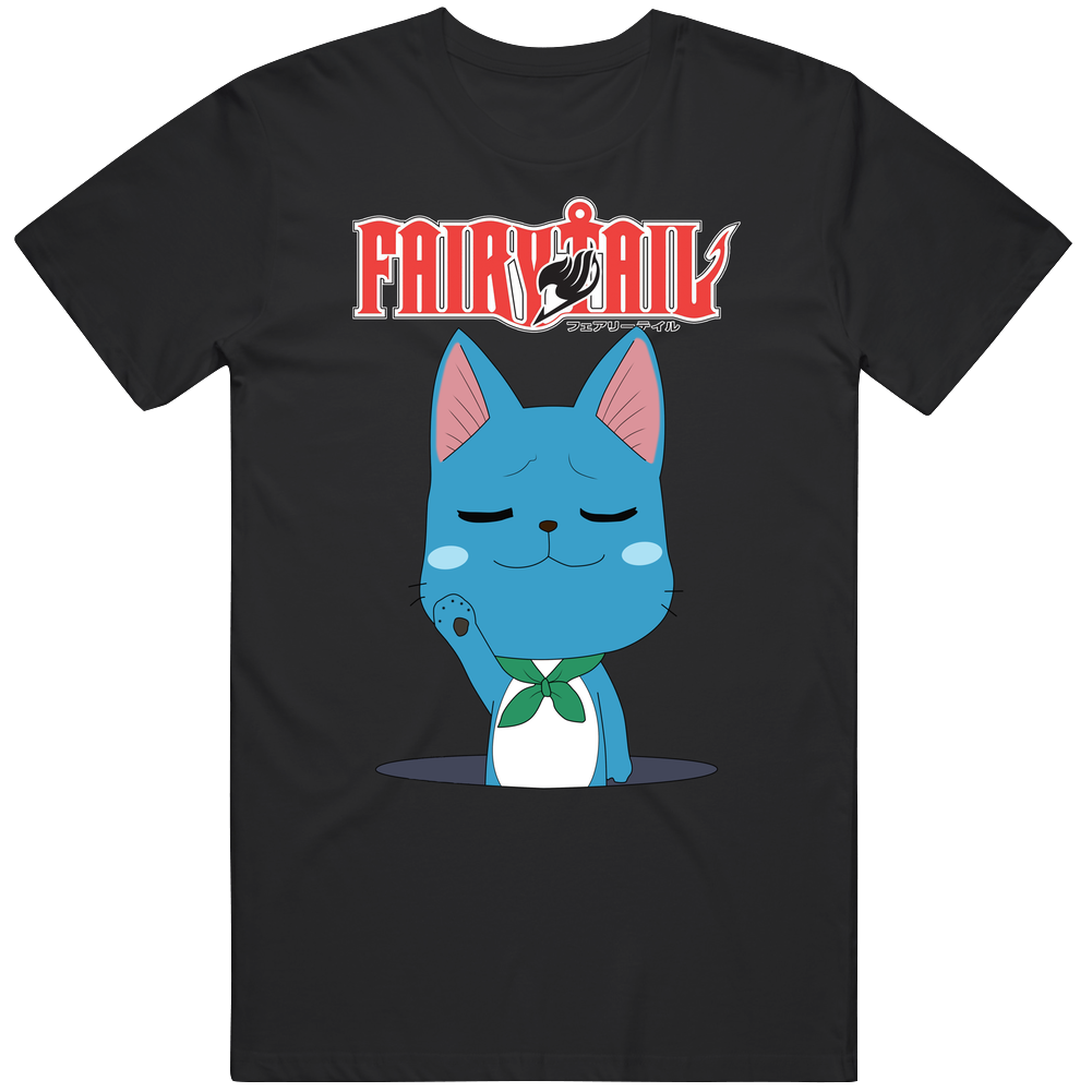 Fairy Tail Anime Happy Unisex T Shirt