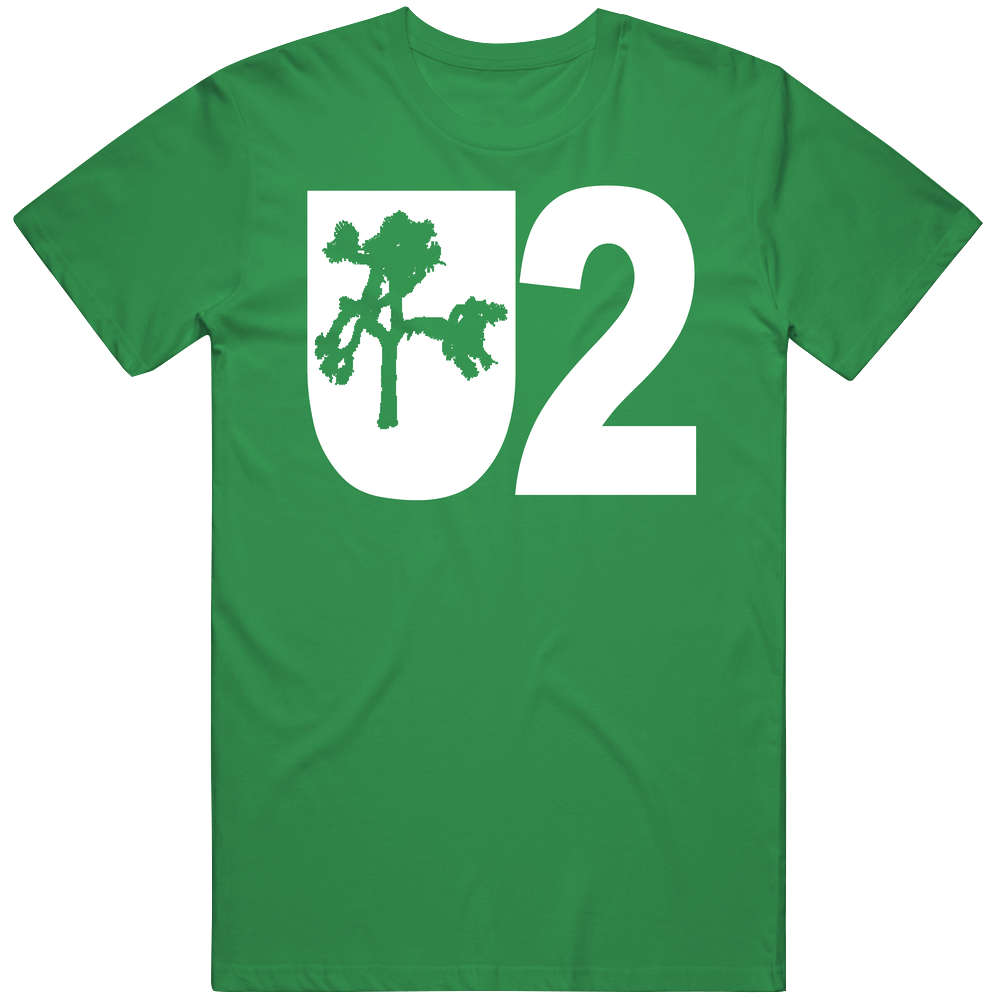 U2 Joshua Tree Cotton Irish Green T Shirt