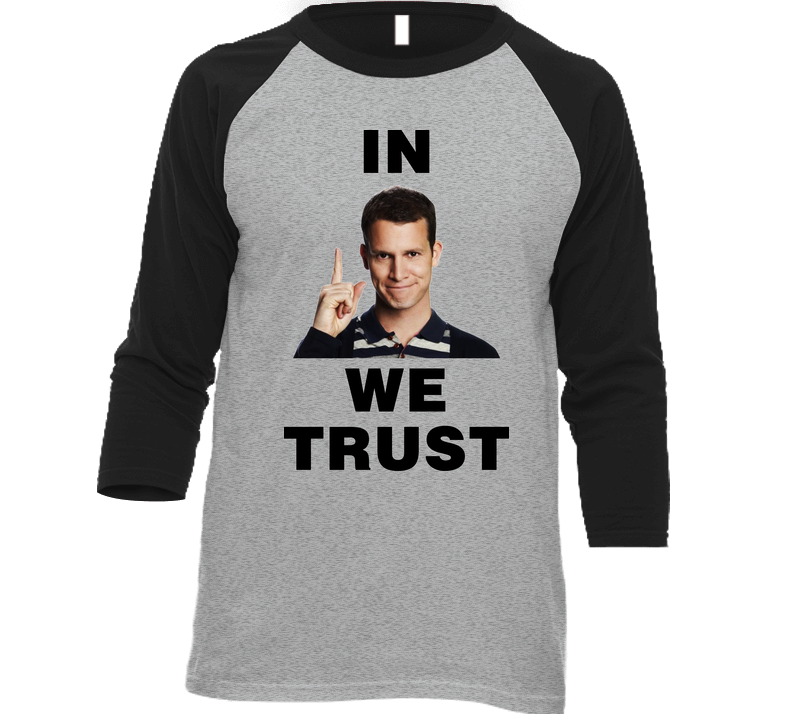 In Daniel Tosh We Trust Tosh O Vintage Raglan Retro Raglan 3/4 Sleeve Shirt