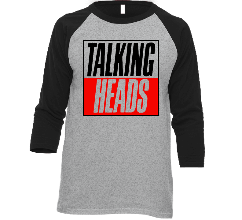 Talking Heads Retro New Wave Music Vintage Raglan Retro Raglan 3/4 Sleeve Shirt