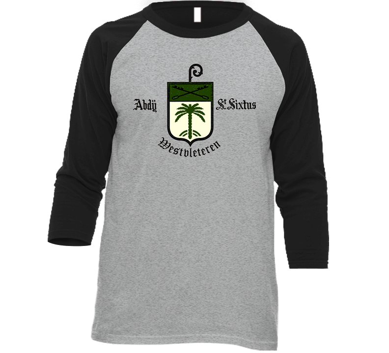 Westvleteren 12 Belgium Beer Imported Lager Vintage Raglan Retro Raglan 3/4 Sleeve Shirt Westvleteren 12 Belgium Beer Imported Lager Vintage Raglan Retro Raglan 3/4 Sleeve Shirt