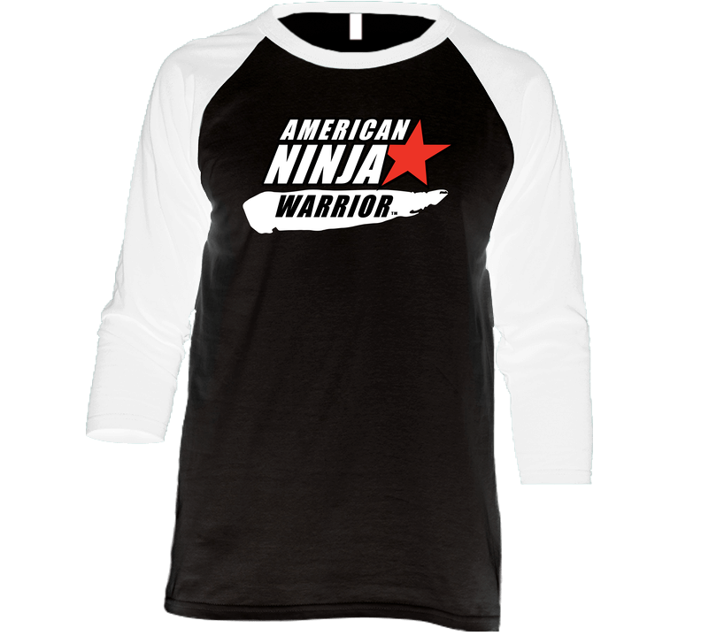 American Ninja Vintage Raglan Retro Raglan 3/4 Sleeve Shirt