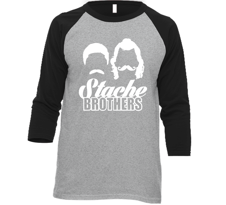 Stache Brothers Okc Basketball Post Players Kanter Adams Vintage Raglan Retro Raglan 3/4 Sleeve Shirt