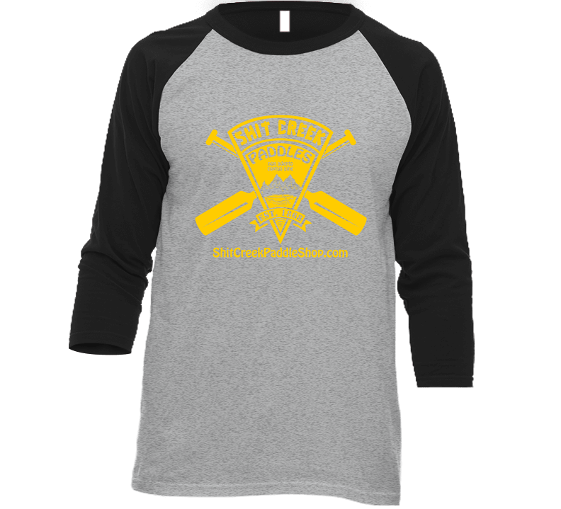 Standard Shit Creek Paddles Vintage Raglan Retro Raglan 3/4 Sleeve Shirt