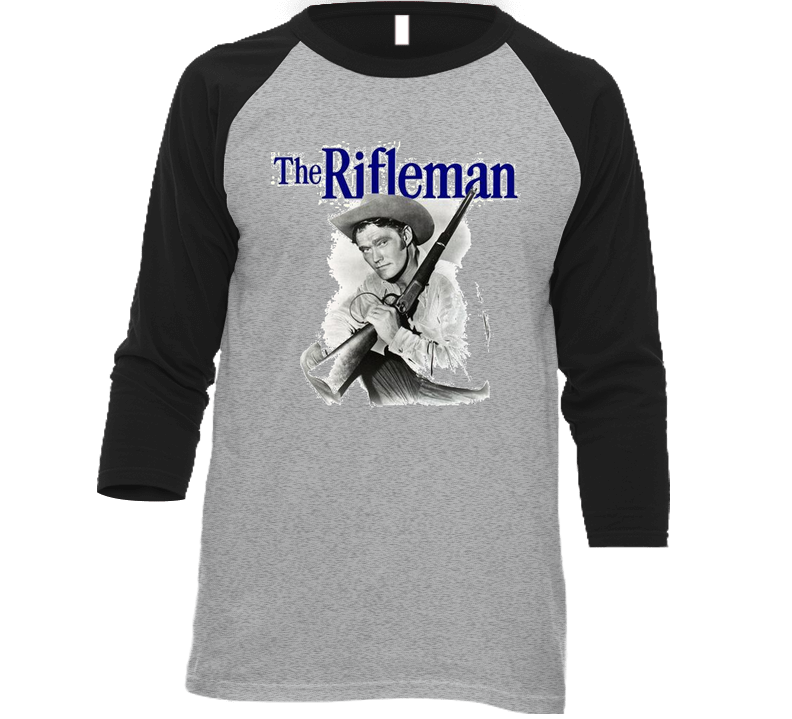 The Rifleman Vintage Raglan Retro Raglan 3/4 Sleeve Shirt