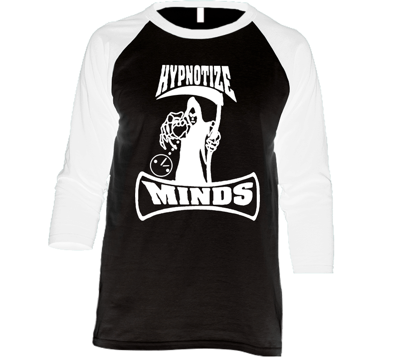 Three 6 Mafia Hypnotize Minds Vintage Raglan Retro Raglan 3/4 Sleeve Shirt